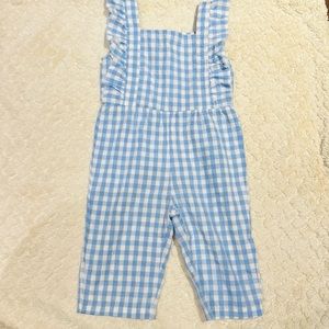 Toddler Girl One Piece Romper with zipper back